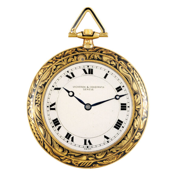 Swiss gold and champlevé enamel lever dress watch Circa 1940