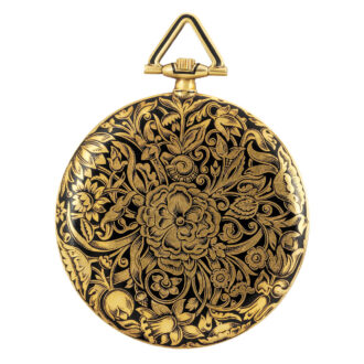 Swiss gold and champlevé enamel lever dress watch Circa 1940