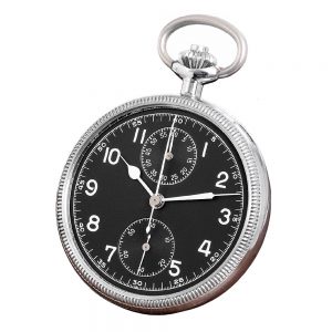 Rare Swiss chrome cased navigational stopwatch Circa 1955
