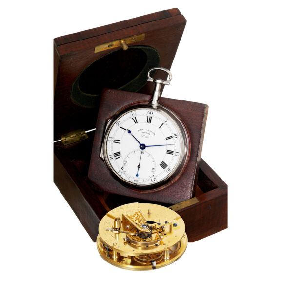 Very fine English silver George III chronometer Circa 1797