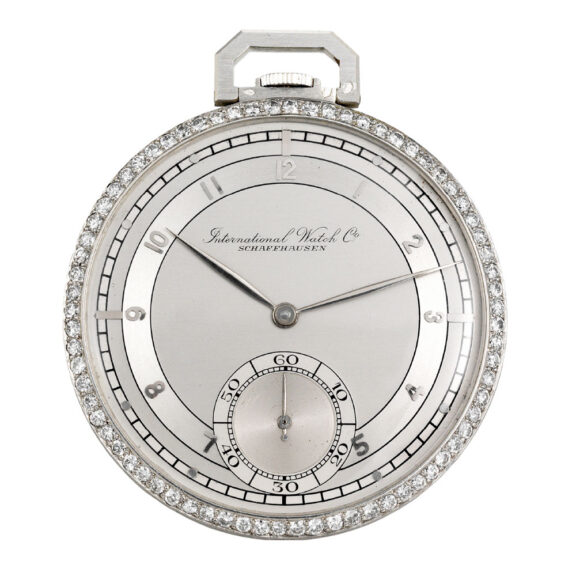 Swiss platinum and diamond-set lever dress watch Circa 1941