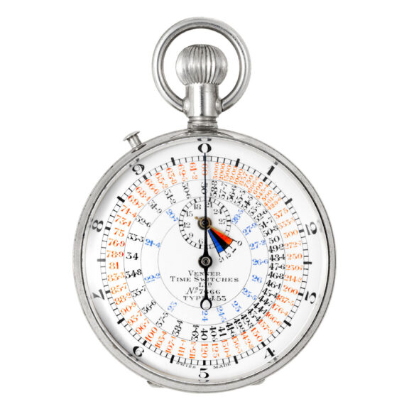 Interesting English Nickel multi-purpose chronograph Circa 1920