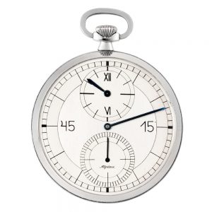 Swiss stainless steel open faced lever dress watch Circa 1935