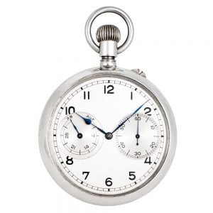 German nickel chronometer with power reserve Circa 1942