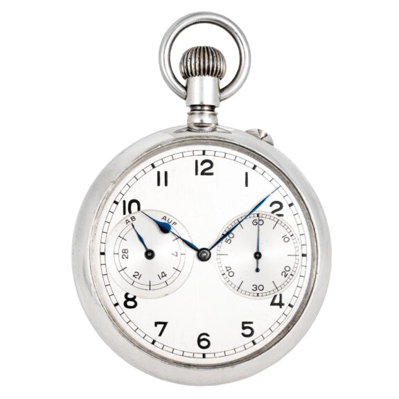 German nickel chronometer with power reserve Circa 1942