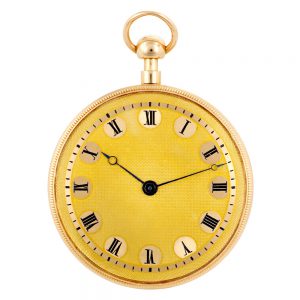 French rose gold quarter repeating virgule pocket watch Circa 1820
