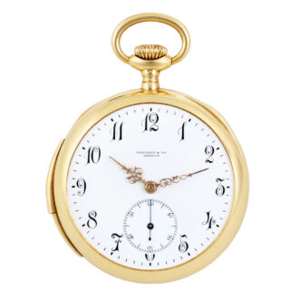 Swiss gold and enamel minute repeating lever watch Circa 1910