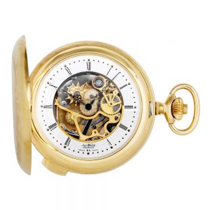Swiss gold-plated five-minute repeating lever watch Circa 1965