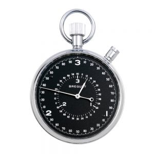 Swiss chrome chronograph stopwatch with register Circa 1955