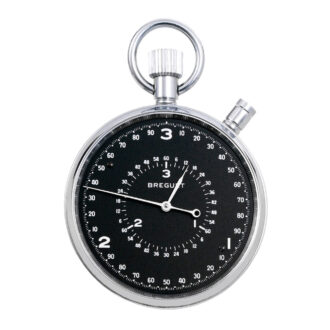 Swiss chrome chronograph stopwatch with register Circa 1955