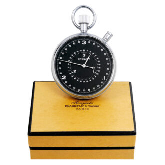 Swiss chrome chronograph stopwatch with register Circa 1955
