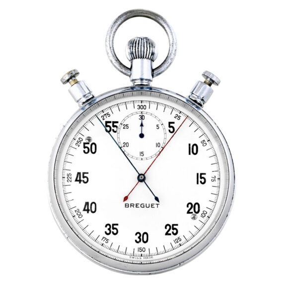 Swiss split seconds chronograph stopwatch with register Circa 1940