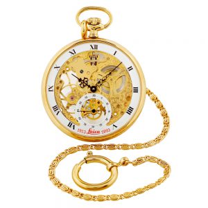 German semi-skeletonized special edition lever watch Circa 1993