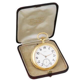 Swiss 18K gold minute repeating lever dress watch Circa 1920