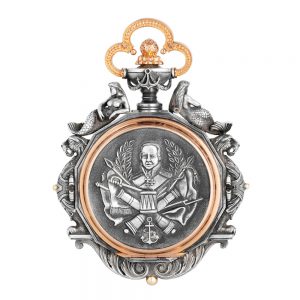 Magnificent Swiss rose gold exhibition type watch Circa 1911