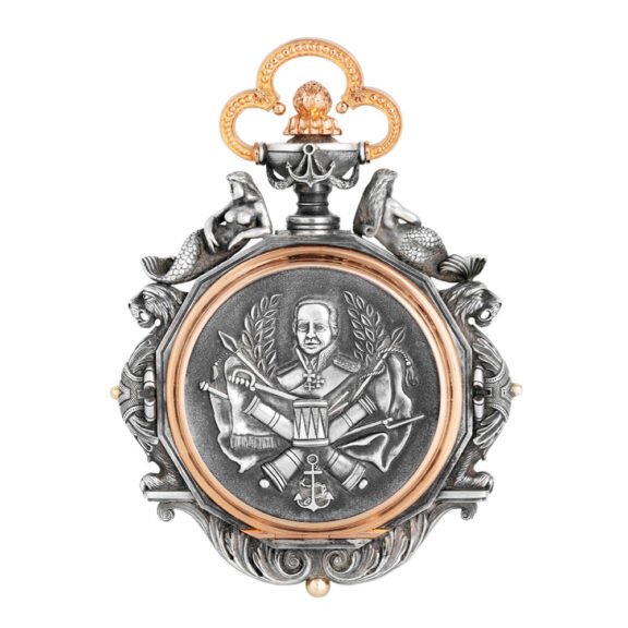 Magnificent Swiss rose gold exhibition type watch Circa 1911