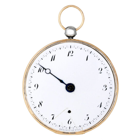 French silver and rose gold souscription cylinder watch Circa 1803