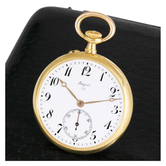 Rare Swiss 18 carat gold keyless lever pendant watch Circa 1900