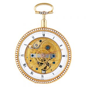 Swiss gold cylinder watch made for the Chinese market Circa 1790