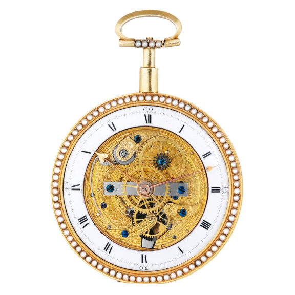 Swiss gold cylinder watch made for the Chinese market Circa 1790