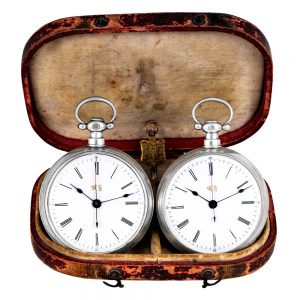 Swiss pair of silver watches for the Chinese market Circa 1875