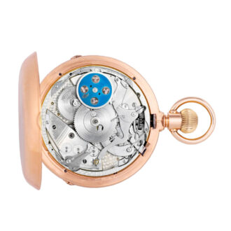 Extremely rare Swiss rose gold complicated lever watch Circa 1890