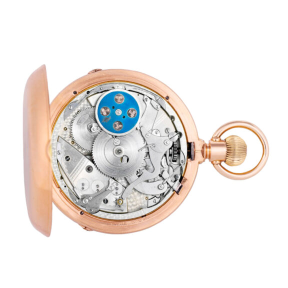 Extremely rare Swiss rose gold complicated lever watch Circa 1890 Extremely rare Swiss rose gold complicated lever watch Circa 1890