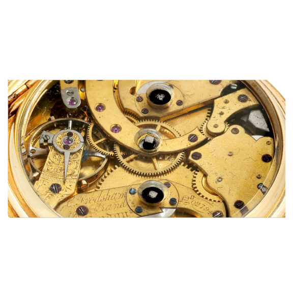 English gold grande and petite sonnerie repeating lever Circa 1866 English gold grande and petite sonnerie repeating lever Circa 1866