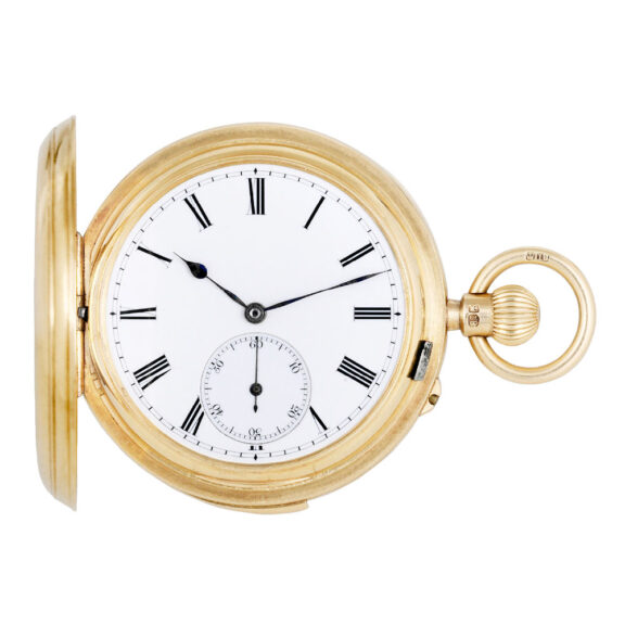 English gold minute repeating lever watch Circa 1889-1890 English gold minute repeating lever watch Circa 1889-1890