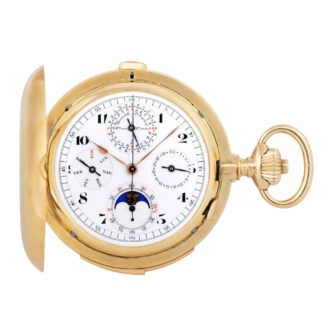 Extremely fine Swiss gold complicated lever watch Circa 1910