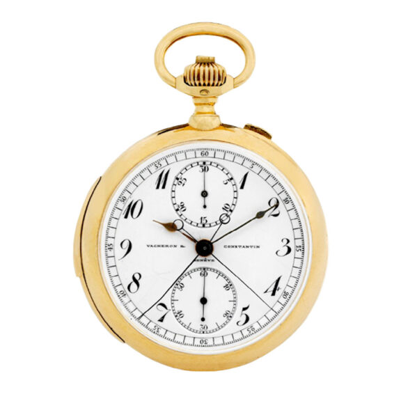 Swiss gold repeating split-seconds lever chronograph Circa 1907
