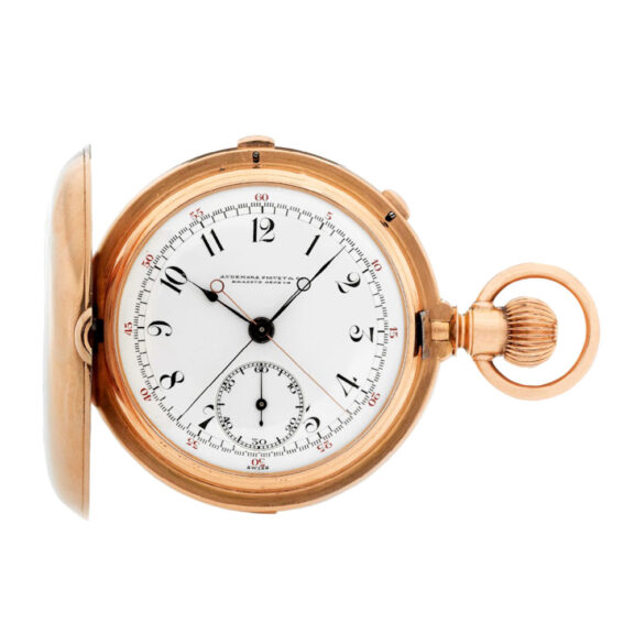 Swiss rose gold repeating split-seconds lever chronograph Circa 1900