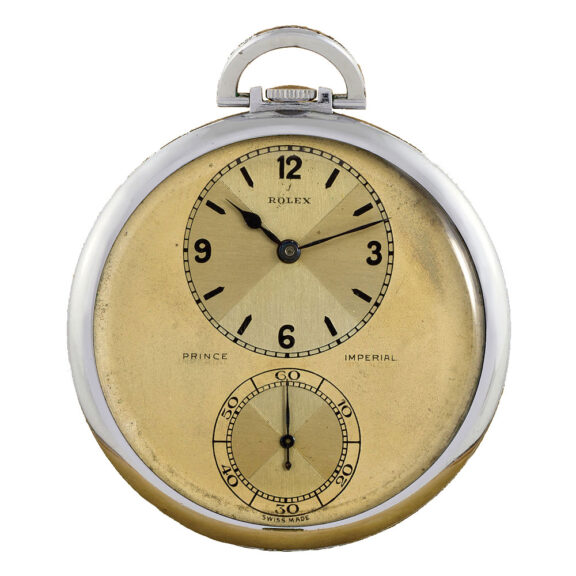 Swiss steel open faced keyless lever dress watch Circa 1940