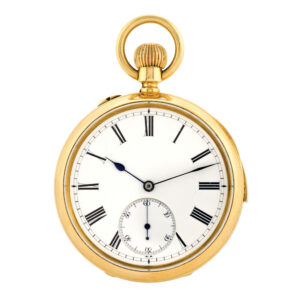Scottish gold minute repeating keyless lever watch Circa 1880