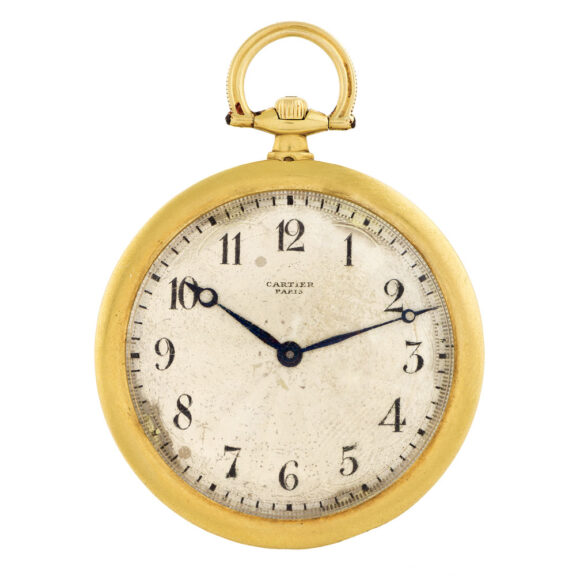 Elegant French 18 carat gold lever dress watch Circa 1920