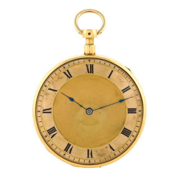 French 18K gold quarter repeating musical watch Circa 1820