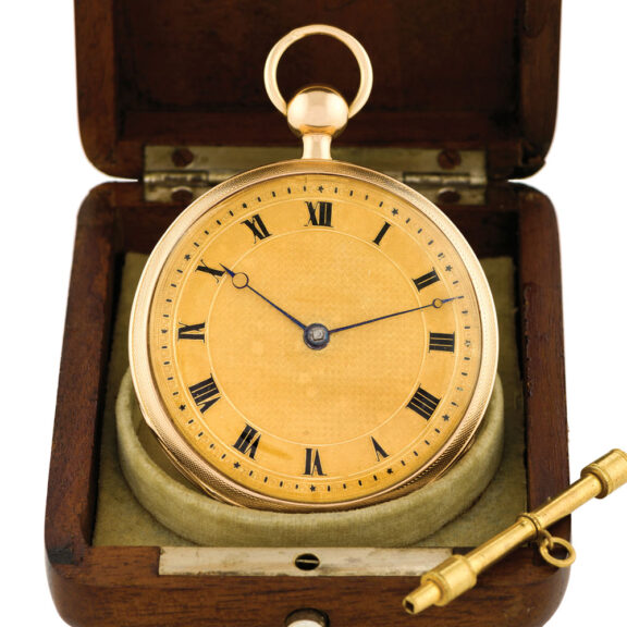 Swiss quarter repeating musical cylinder watch Circa 1820
