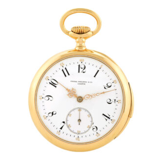 Fine Swiss rose gold minute repeating keyless lever Circa 1890