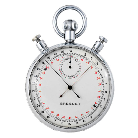 Swiss split-seconds lever chronograph stopwatch Circa 1950