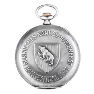 Swiss silver lever made for the Schützenfest Langenthal Circa 1931
