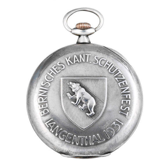 Swiss silver lever made for the Schützenfest Langenthal Circa 1931