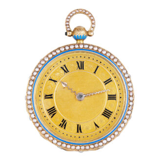 Very fine Swiss verge made for the Chinese market Circa 1820