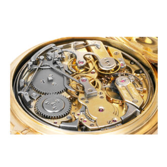 Large Swiss gold repeating complicated lever watch Circa 1880