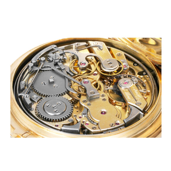 Large Swiss gold repeating complicated lever watch Circa 1880 Large Swiss gold repeating complicated lever watch Circa 1880
