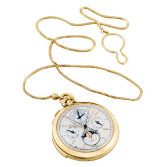 Swiss gold complicated astronomic lever dress watch Circa 1963