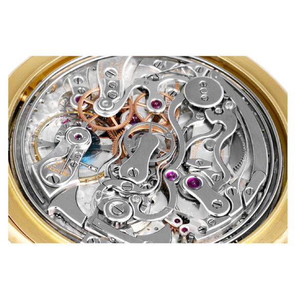 Swiss gold complicated astronomic lever dress watch Circa 1963 Swiss gold complicated astronomic lever dress watch Circa 1963