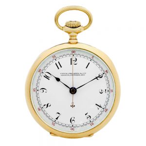Fine Swiss gold centre seconds keyless lever watch Circa 1911