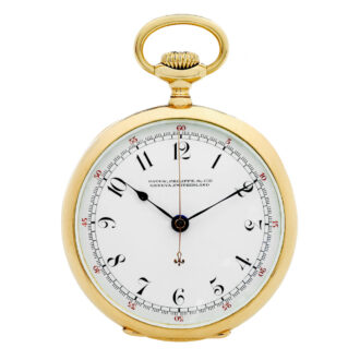 Fine Swiss gold centre seconds keyless lever watch Circa 1911