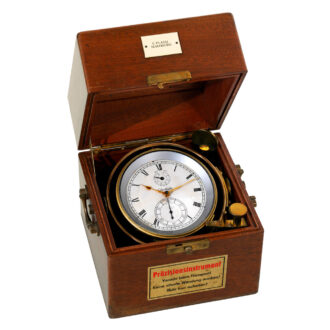 German chronometer with Guillaume's integral balance Circa 1965