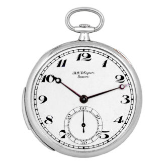 Swiss platinum minute repeating lever dress watch Circa 1915